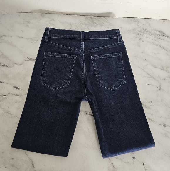 J Brand Alana High Rise Crop Skinny Dark Blue Jeans 26 Preowned - Picture 6 of 10